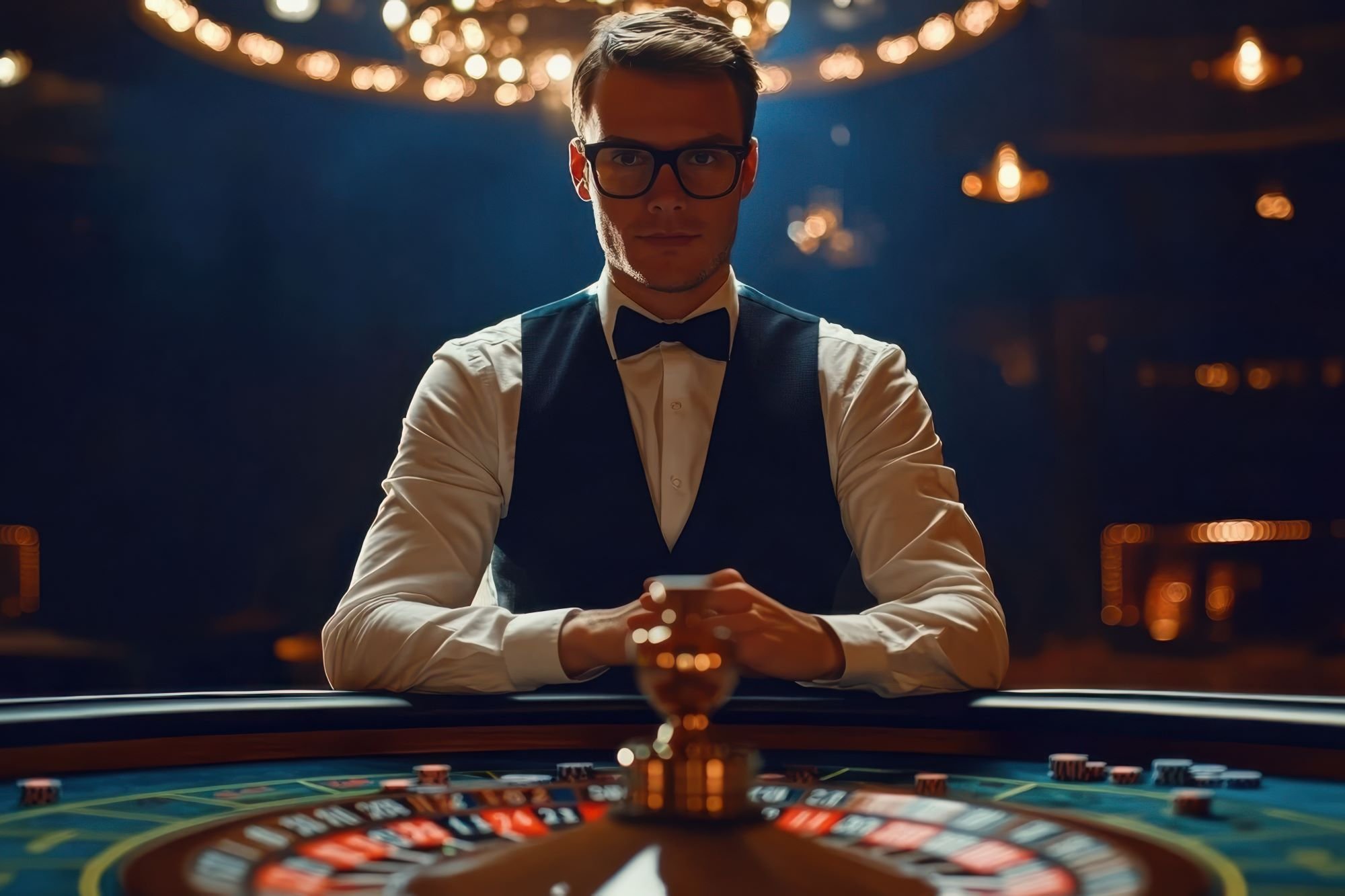 Meja Free Bet Blackjack arahbola dengan dealer langsung dan antarmuka taruhan